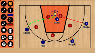 Basketball Tactic Board screenshot 1