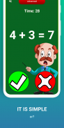 Speed mental math Game screenshot 1