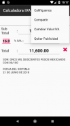 Calculadora IVA México screenshot 1