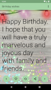 Birthday wishes screenshot 1