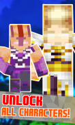 DotA Heroes Minecraft Skins Running Block 3D Adventure Games screenshot 2