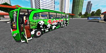 Mod BUSSID : Bus JBHD Hino AK Restu Panda screenshot 1
