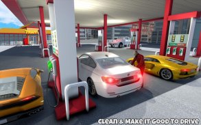 Real Car Wash Job: Gas Station Car Parking Games screenshot 4