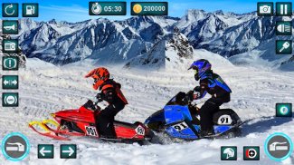Snow Bike Racing Snocross Game screenshot 1