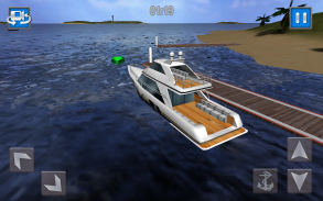 Fast Police Powerboat Parking screenshot 0