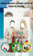 Book Wedding Hijab Couple Photo Frame screenshot 3