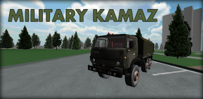 Military kamaz driving 3D