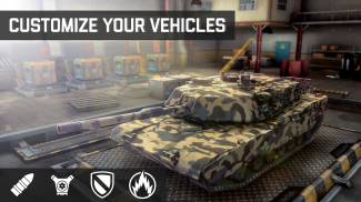 Massive Warfare: Aftermath Juego de tanques gratis screenshot 2