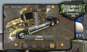 बिग सेना के ट्रक पार्किंग 3 डी screenshot 0