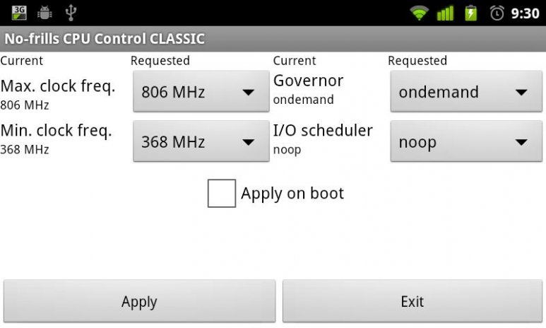 No-Frills CPU Control CLASSIC 1.28.2 Download APK For Android.