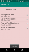 Simple List screenshot 4