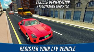 Car Registration, Verification & Driving Simulator screenshot 0