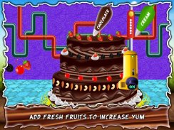 Chocolate Wedding Cake Factory :Dessert Maker Game screenshot 2