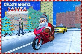 Crazy Santa Moto Gift Delivery screenshot 0