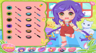 Nail salon and Dress up game screenshot 0