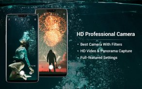 HD Camera - Video, Panorama, Filters, Beauty Cam screenshot 1