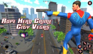 Rope Amazing Hero Crime City Simulator screenshot 0