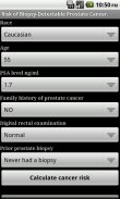 Prostate Cancer Calculator screenshot 2