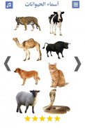 تعليم اصوات الحيوانات و صور و اسماء الحيوانات screenshot 0