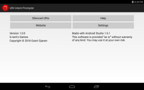 URL Intent Prompter Lite screenshot 0