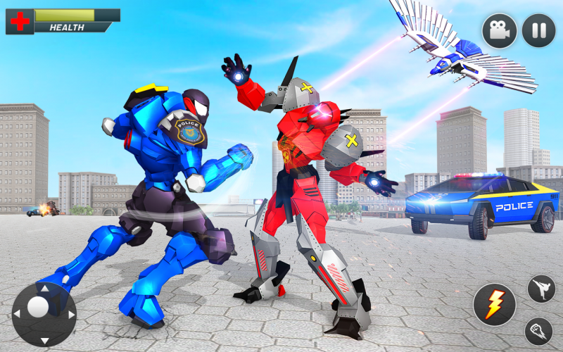 Flying Police Eagle Transform Cyber Truck Robot 1 3 0 Download Android Apk Aptoide