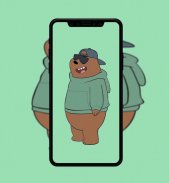 Cute Bear Cartoon Wallpaper screenshot 5