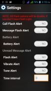 Flash Torch + Call SMS Alert screenshot 3