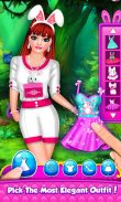 Easter Doll Fashion Salon Makeup Dress up Game screenshot 11