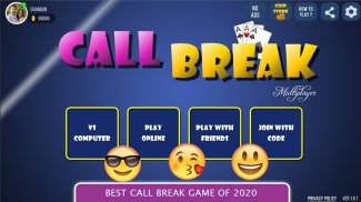 CallBreak Multiplayer Ultimate - Play with Friends screenshot 1