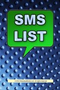 SMS List screenshot 0