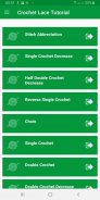 Crochet Patterns Lace Tutorial screenshot 6