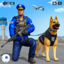 Polizeihund Flughafen Crime