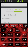 Red Keyboard Glow GO screenshot 4