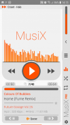 MusiX Material Light Orange Skin for music player screenshot 0