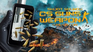 CS Guns arma atirar sons simulador screenshot 1