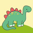 Dinosaurs. Paleontology icon