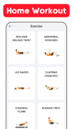 Home Fitness: Workout Calendar screenshot 2