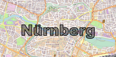 Nuremberg City Map Lite