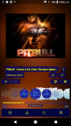 Poweramp v3 skin blue carbon screenshot 2