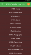 HTML Tutorial Code Tags CSS screenshot 1