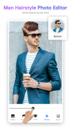 Man Hairstyle Photo Editor screenshot 2