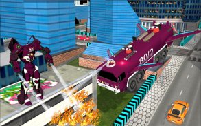 Real Robot fire fighter Truck: Rescue Robot Truck screenshot 4