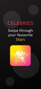Celebrities -Swipe Celebrities screenshot 1