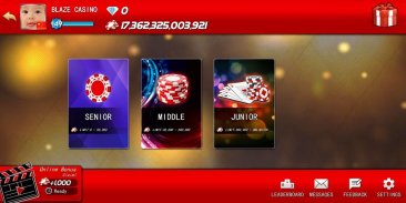 Blaze Casino - Free slots blackjack baccarat screenshot 2