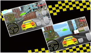 รถแท็กซี่จำลอง 3D 2016 screenshot 3