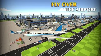 Toon Plane Landing Simulator screenshot 3