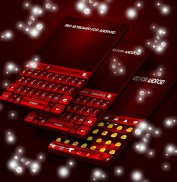 Clavier rouge pour Android screenshot 3