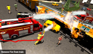 Train Fire Rescue Simulator 2019 screenshot 2