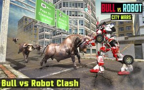 Super X Robot VS Angry Bull Attack Simulator screenshot 6