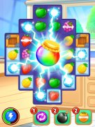 Geléia Paraíso - Jogos de puzzle Combinar 3 doces screenshot 3